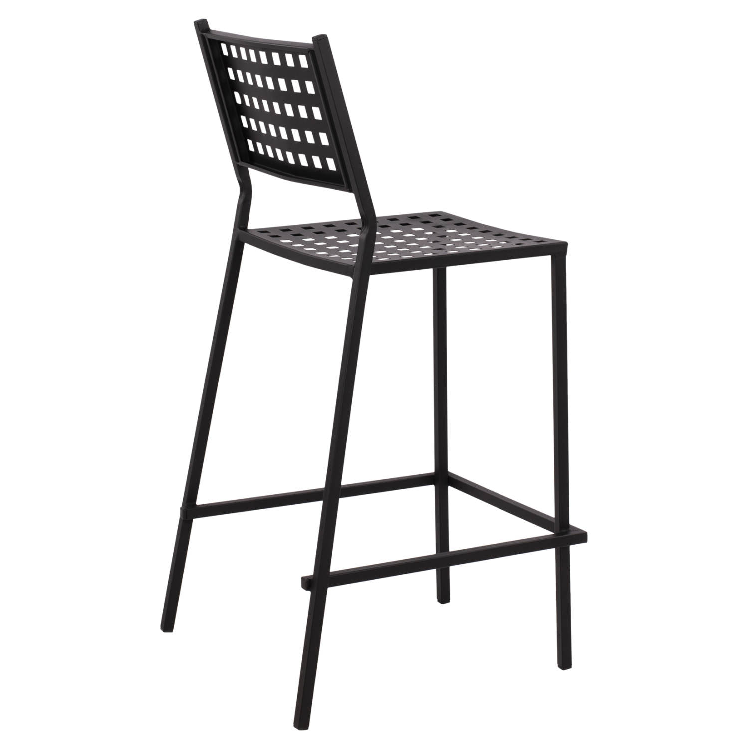 ΣΚΑΜΠΟ ΜΠΑΡ ΜΕΤΑΛΛΙΚΟ OLYMPIAS HM5528.01 ΣΕ ΜΑΥΡΗ ΑΠΟΧΡΩΣΗ 47x58x111 εκ. - Image 4