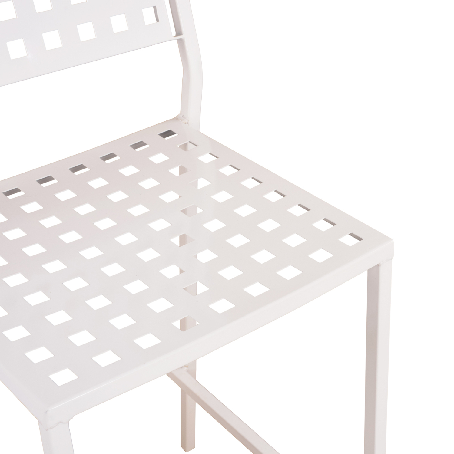 ΣΚΑΜΠΟ ΜΠΑΡ ΜΕΤΑΛΛΙΚΟ OLYMPIAS HM5528.02 ΣΕ ΛΕΥΚΗ ΑΠΟΧΡΩΣΗ 47x58x111 εκ. - Image 7