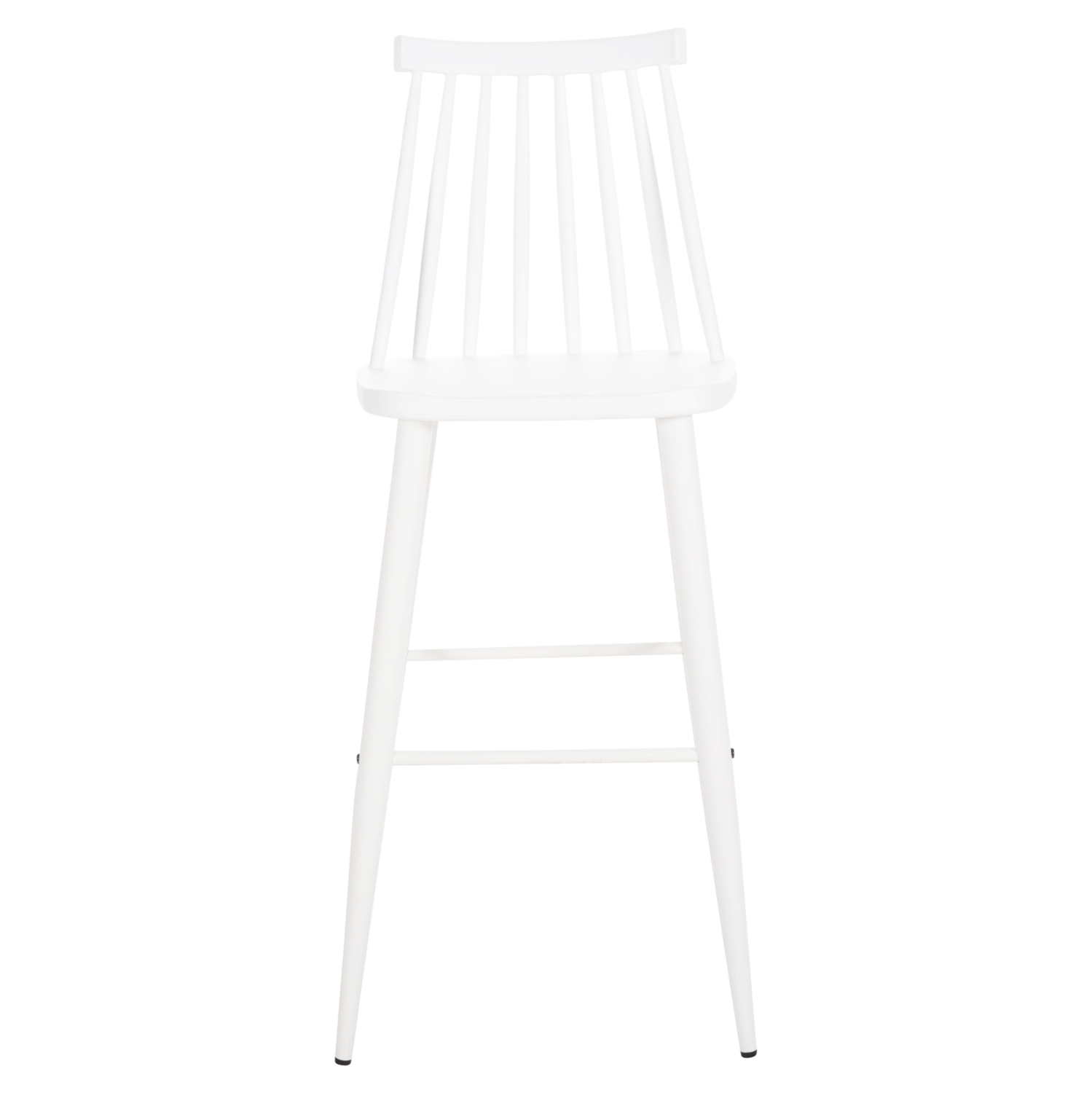 ΣΚΑΜΠΟ ΜΠΑΡ ΨΗΛΟ VANESSA HM8459.11 ΛΕΥΚΟ PP & ΛΕΥΚΑ ΜΕΤΑΛ.ΠΟΔΙΑ 47x48,5x107Υεκ. - Image 3