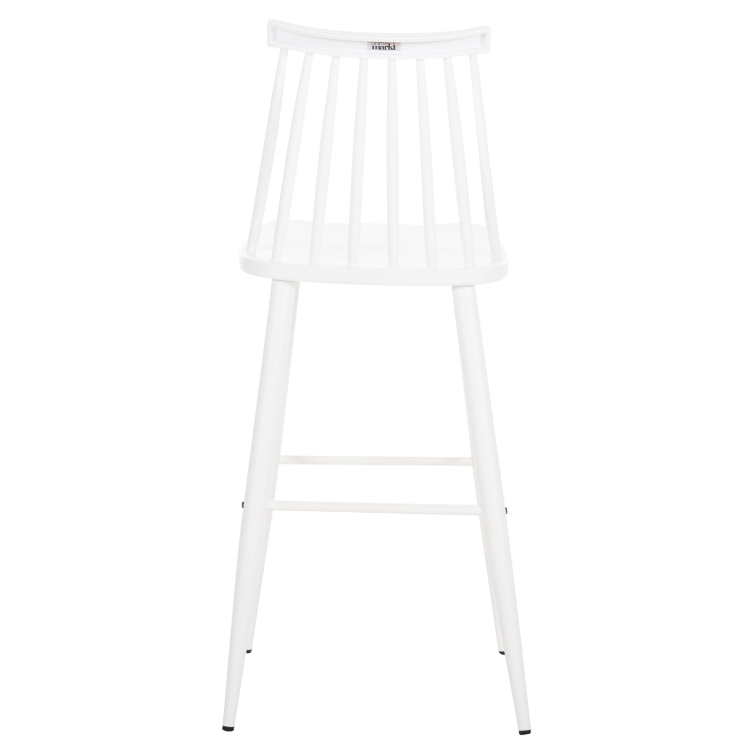 ΣΚΑΜΠΟ ΜΠΑΡ ΨΗΛΟ VANESSA HM8459.11 ΛΕΥΚΟ PP & ΛΕΥΚΑ ΜΕΤΑΛ.ΠΟΔΙΑ 47x48,5x107Υεκ. - Image 5