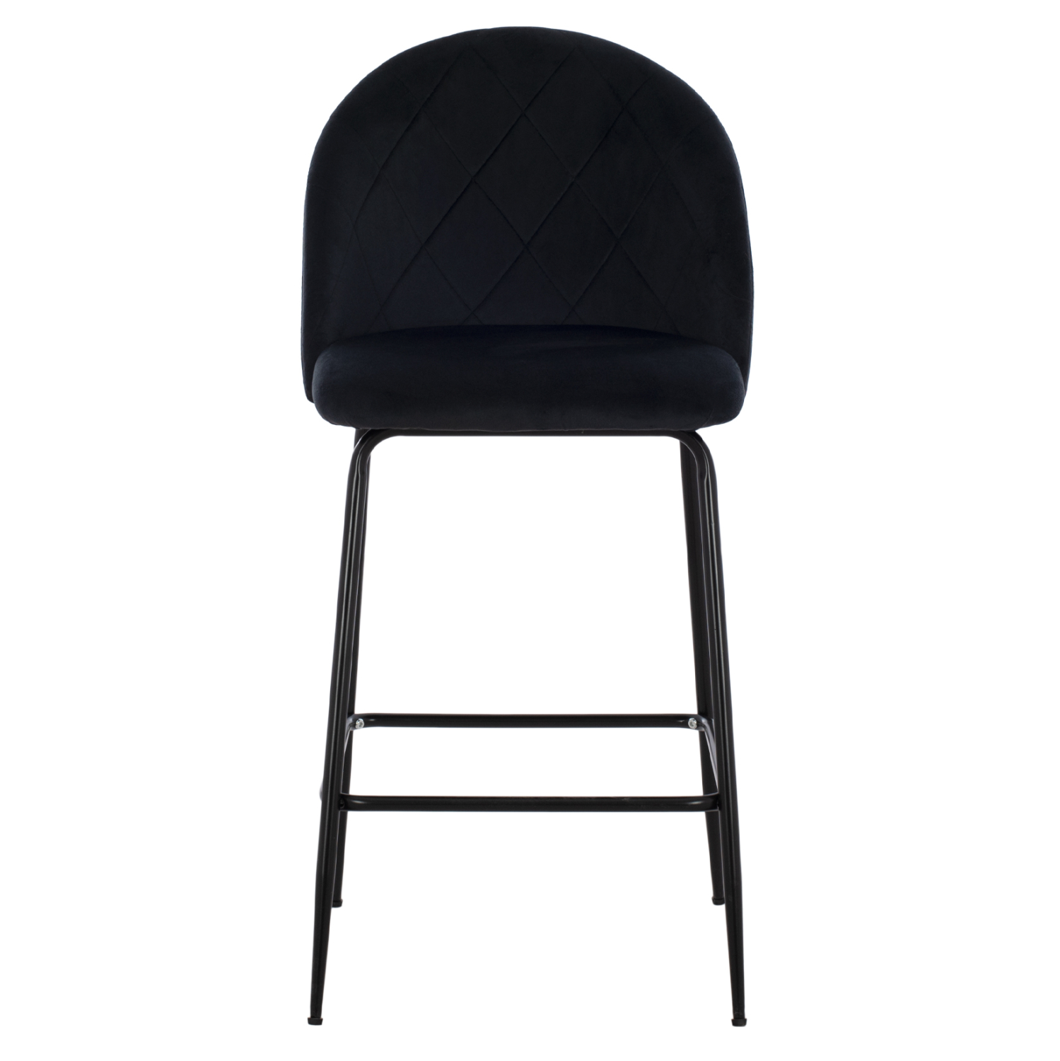 ΣΚΑΜΠΟ ODED ΜΕΣΑΙΟΥ ΥΨΟΥΣ HM8732.14 ΜΕ ΜΕΤΑΛΛΙΚΑ ΠΟΔΙΑ & ΒΕΛΟΥΔΟ ΜΑΥΡΟ 45x53x98 εκ. - Image 3