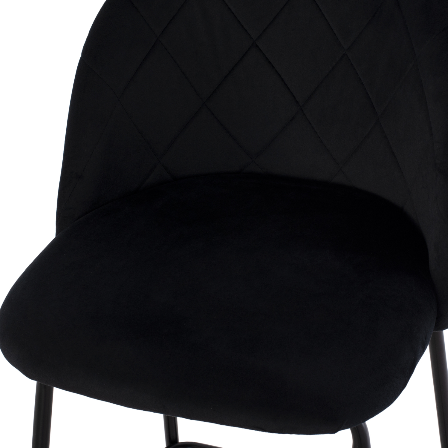 ΣΚΑΜΠΟ ODED ΜΕΣΑΙΟΥ ΥΨΟΥΣ HM8732.14 ΜΕ ΜΕΤΑΛΛΙΚΑ ΠΟΔΙΑ & ΒΕΛΟΥΔΟ ΜΑΥΡΟ 45x53x98 εκ. - Image 7