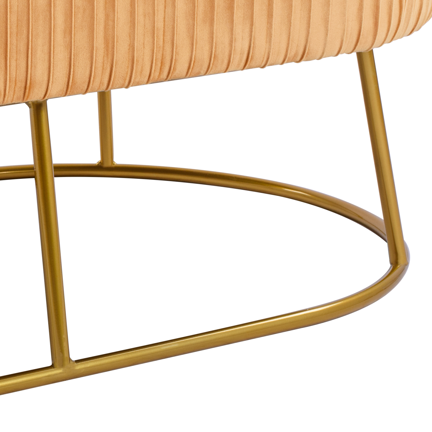 ΣΚΑΜΠΟ ΠΑΓΚΑΚΙ ALINAFE HM8635.09 ΑΠΟ ΧΡΥΣΟ ΒΕΛΟΥΔΟ ΜΕ ΧΡΥΣΗ ΒΑΣΗ 118Χ64Χ40,5Y εκ. - Image 8