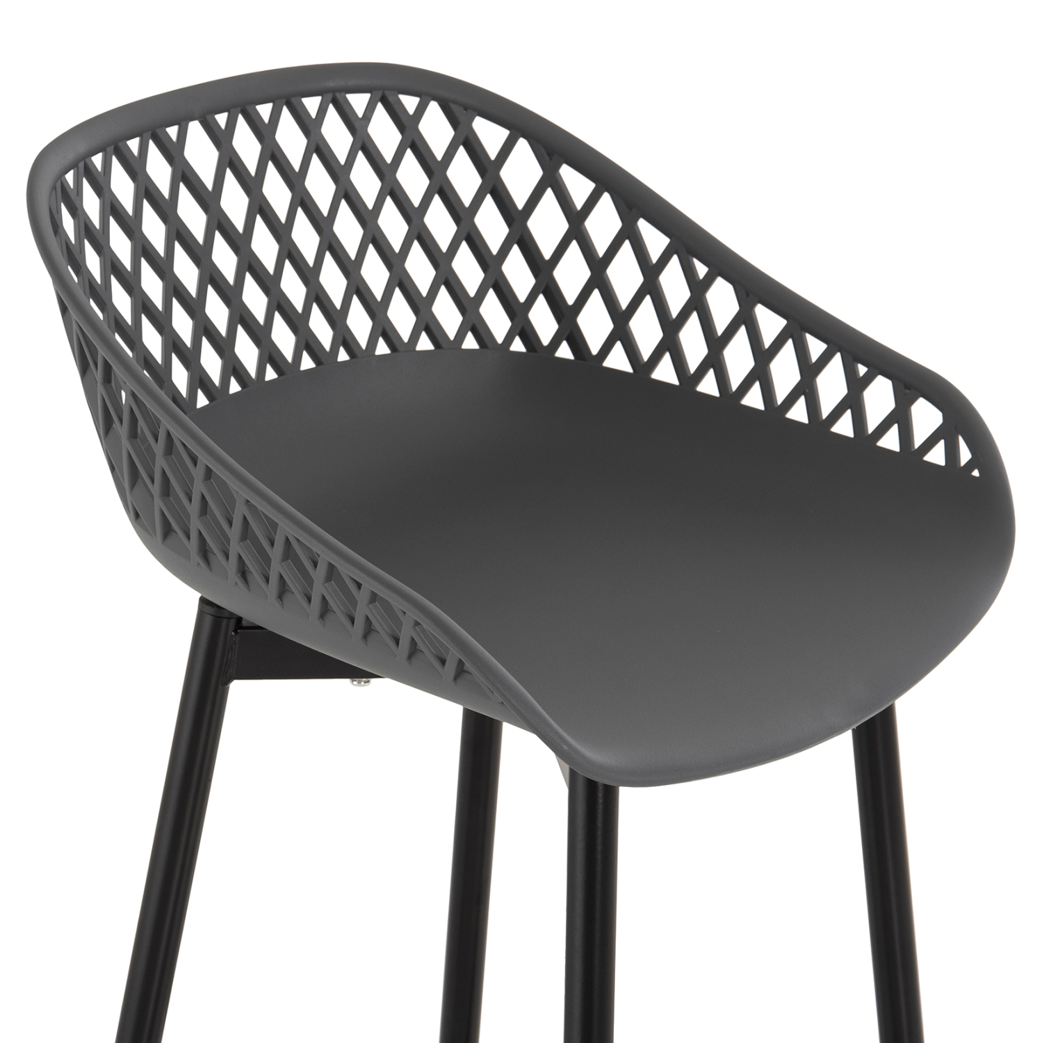 ΣΚΑΜΠΟ ΠΟΛΥΠΡΟΠΥΛΕΝΙΟΥ AVAYA ΓΚΡΙ ΜΕ ΜΕΤΑΛΛΙΚΑ ΠΟΔΙΑ ΜΑΥΡΑ HM8686.20 46x48x99Υ εκ. - Image 6