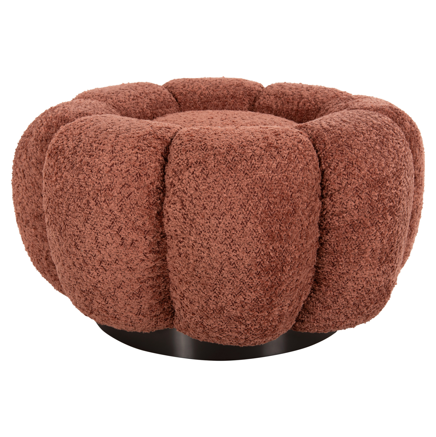 ΣΚΑΜΠΟ ΣΤΡΟΓΓΥΛΟ KRIPP HM9602.02 ΡΟΖ ΜΠΟΥΚΛΕ-ΜΑΥΡΗ ΜΕΤΑΛΛΙΚΗ ΒΑΣΗ Φ60x31Υεκ. - Image 3