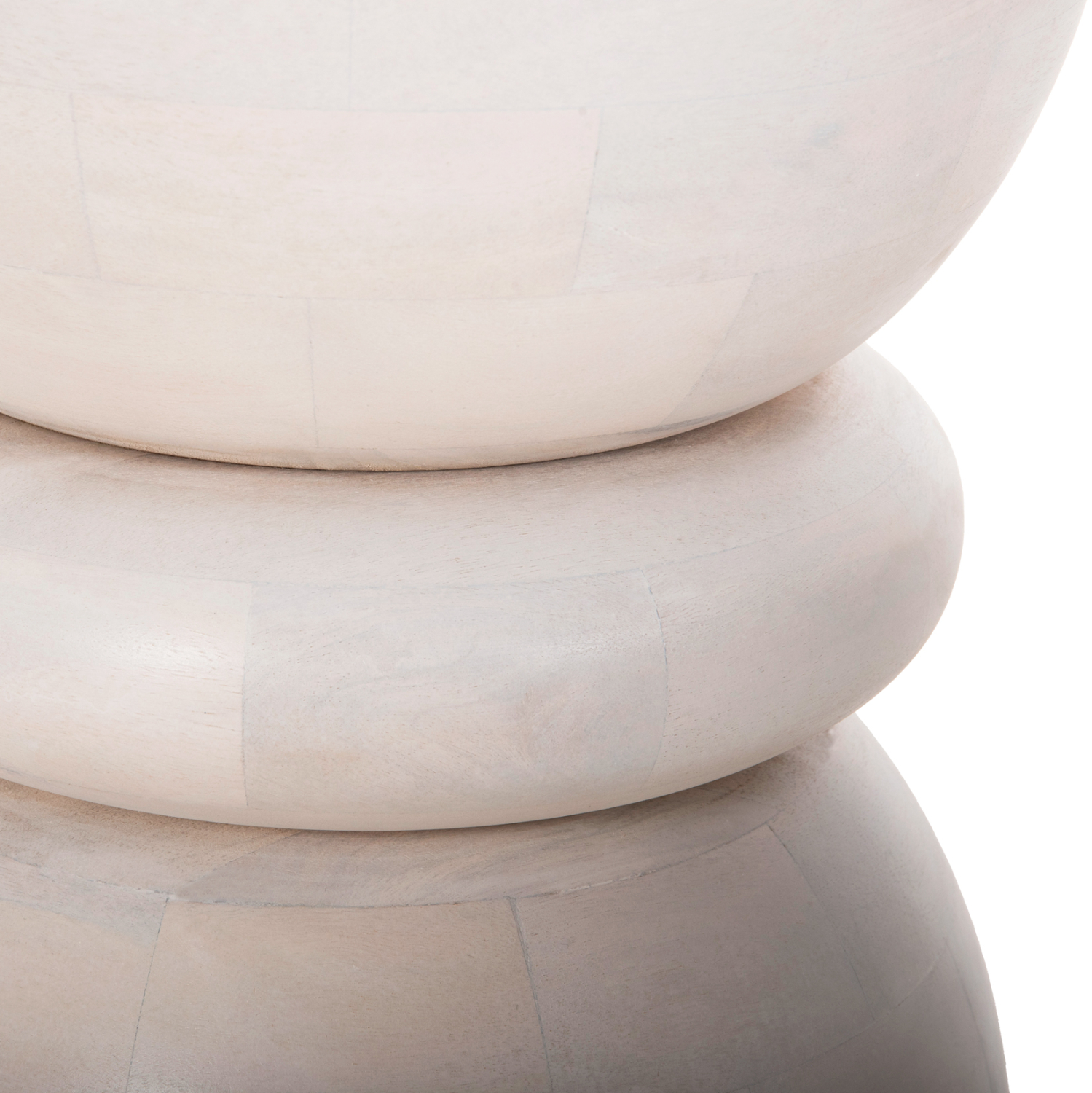 ΣΚΑΜΠΟ ΣΤΡΟΓΓΥΛΟ COIL HM9703 ΜΑΣΙΦ MANGO ΣΕ ΛΕΥΚΟ ΧΡΩΜΑ Φ35x51Υ εκ. - Image 4