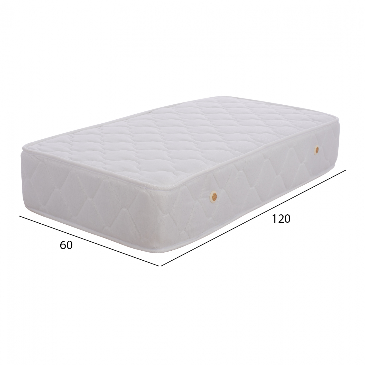 ΣΤΡΩΜΑ BABYCLOUD HM642.01 BONELL SPRING 60X120 ΛΕΥΚΟ - Image 2