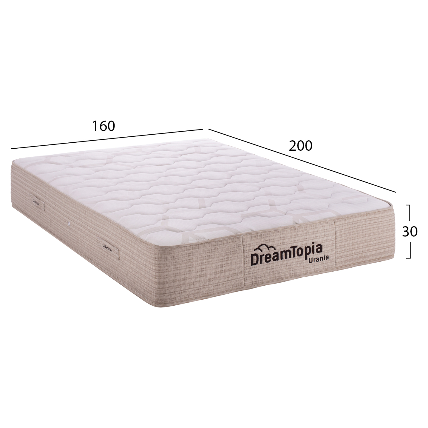 ΣΤΡΩΜΑ DREAMTOPIA, σειρά URANIA HM659.160 POCKET SPRING 160X200x30Yεκ. - Image 2