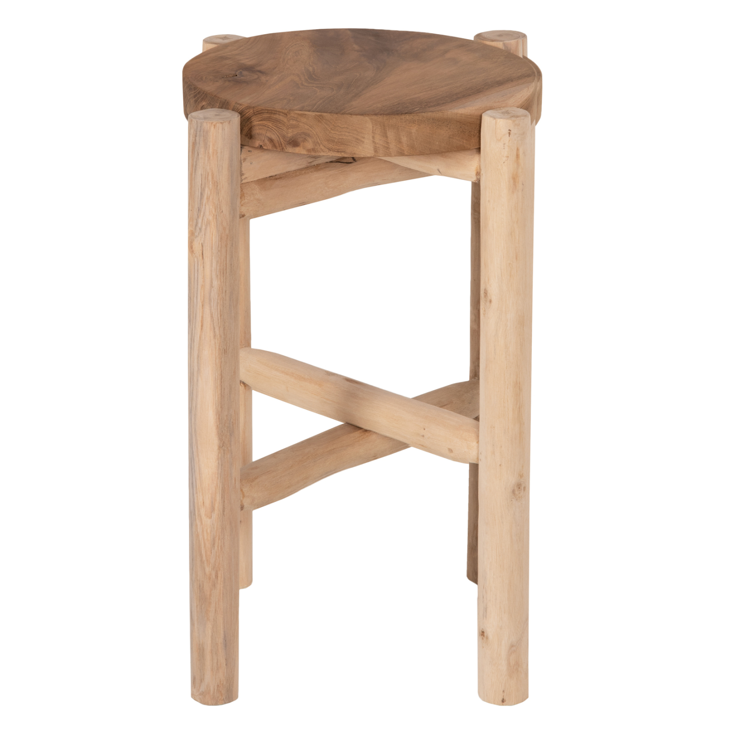 ΤΡΑΠΕΖΑΚΙ ΒΟΗΘΗΤΙΚΟ HOVER HM7900 ΞΥΛΟ ΤΕΑΚ ΣΕ ΦΥΣΙΚΟ ΧΡΩΜΑ Φ30x50Υεκ. - Image 3