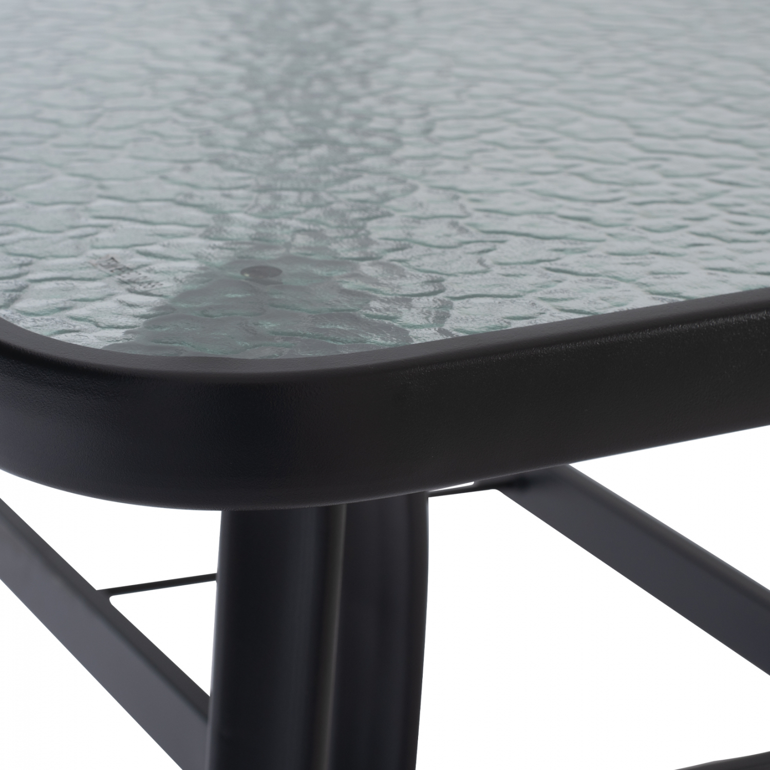 ΤΡΑΠΕΖΙ BRAVO ΜΕΤΑΛΛΙΚΟ ΓΚΡΙ ΓΥΑΛ.ΕΠΙΦΑΝΕΙΑ ΜΕ ΤΡΥΠΑ ΟΜΠΡΕΛΑΣ 120Χ70Χ72Υεκ.HM5021.11 - Image 6