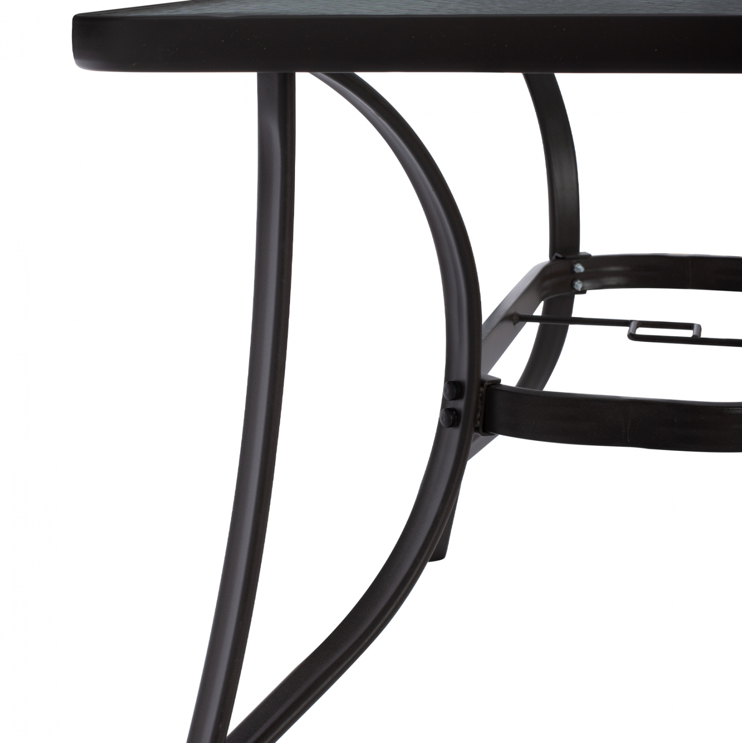 ΤΡΑΠΕΖΙ BRAVO ΜΕΤΑΛΛΙΚΟ ΚΑΦΕ ΓΥΑΛ.ΕΠΙΦΑΝΕΙΑ ΜΕ ΤΡΥΠΑ ΟΜΠΡΕΛΑΣ 120Χ70Χ72Υεκ.HM5021.12 - Image 5