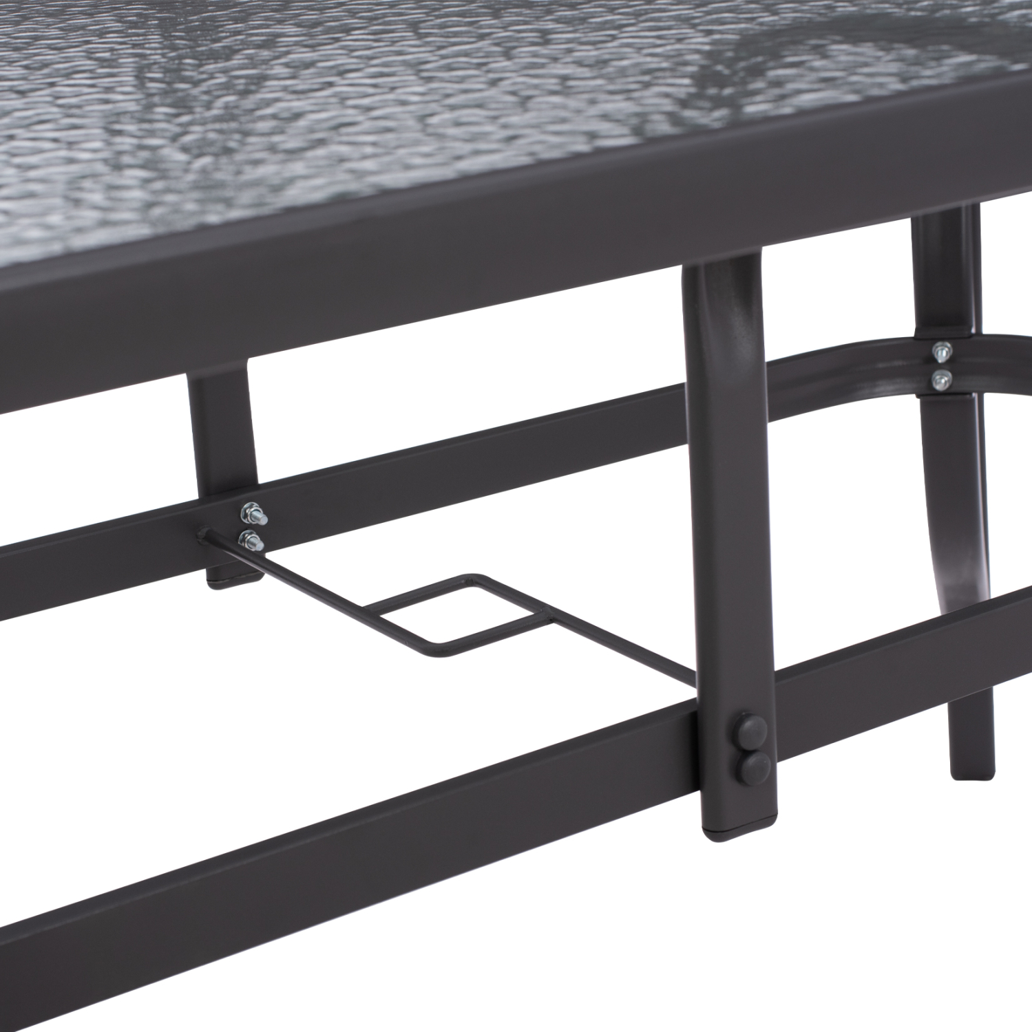 ΤΡΑΠΕΖΙ BRUNO 150X90Χ75Υεκ. ΜΕΤΑΛΛΙΚΟ ΟΡΘΟΓΩΝΙΟ ΓΚΡΙ ΜΕ ΤΡΥΠΑ ΟΜΠΡΕΛΑΣ Φ38 HM5145.11 - Image 6