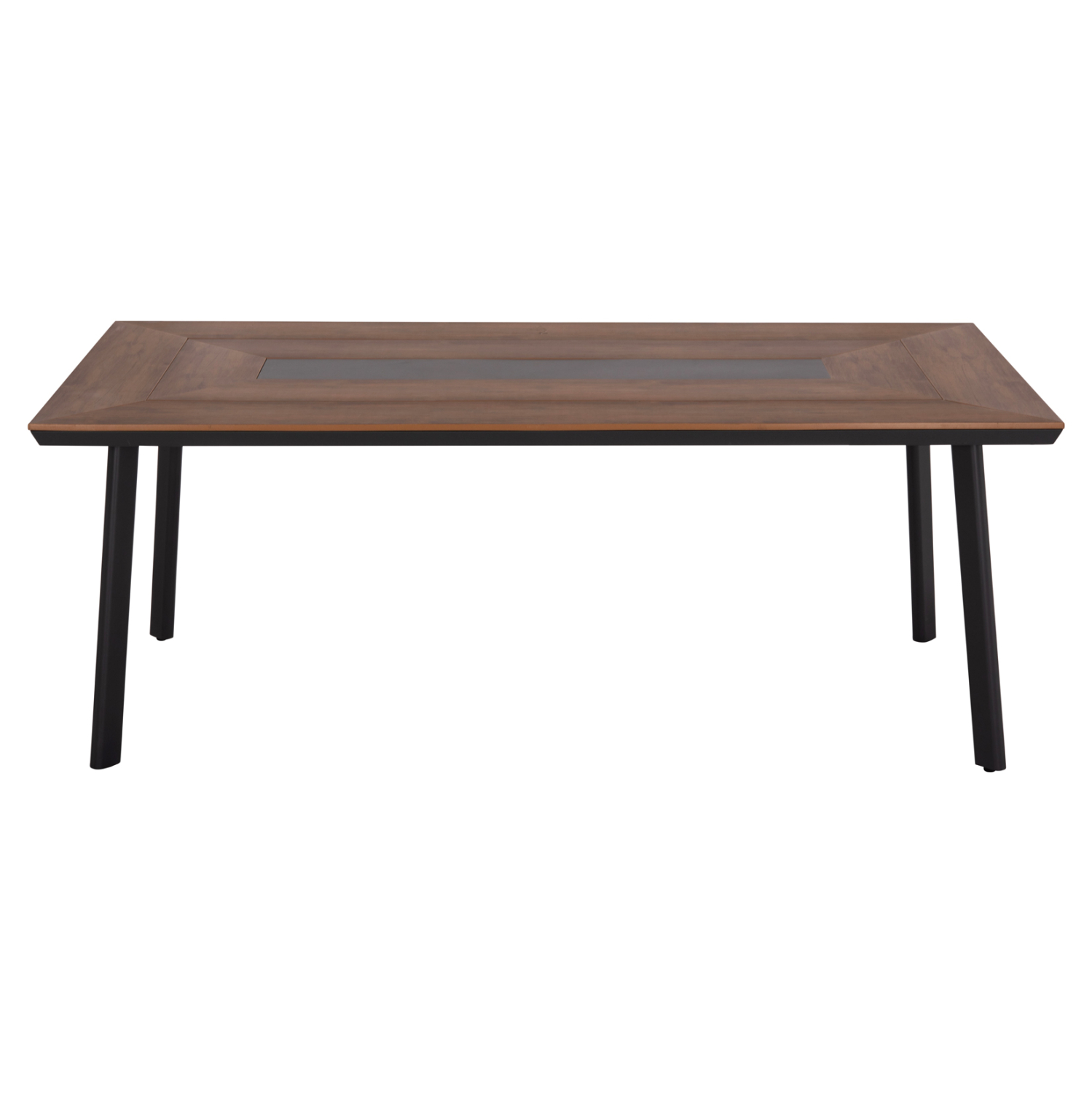 ΤΡΑΠΕΖΙ ΑΛΟΥΜΙΝΙΟΥ TABER ΜΕ POLYWOOD 200X100 ΓΚΡΙ HM5131.12 - Image 3