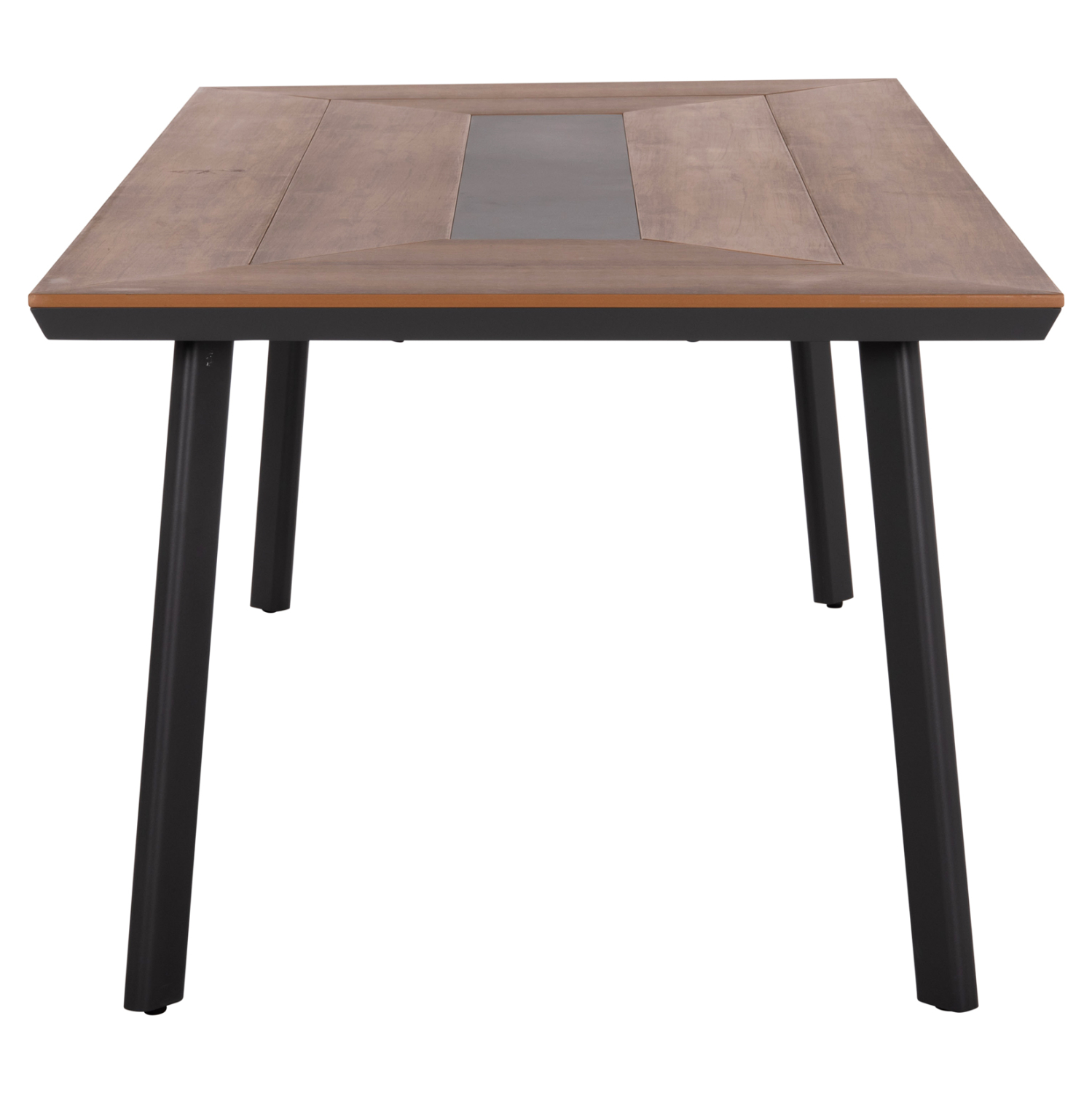 ΤΡΑΠΕΖΙ ΑΛΟΥΜΙΝΙΟΥ TABER ΜΕ POLYWOOD 200X100 ΓΚΡΙ HM5131.12 - Image 4