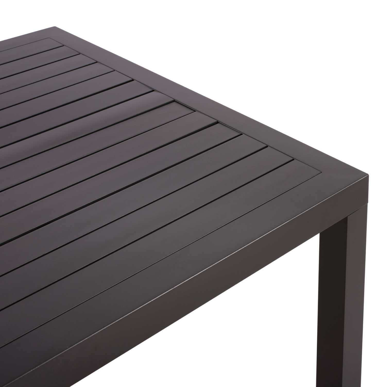 ΤΡΑΠΕΖΙ ΑΛΟΥΜΙΝΙΟΥ SAHIRA ΣΕ ΑΝΘΡΑΚΙ ΑΠΟΧΡΩΣΗ HM5571.02 140Χ80X75,5Υ εκ. - Image 4