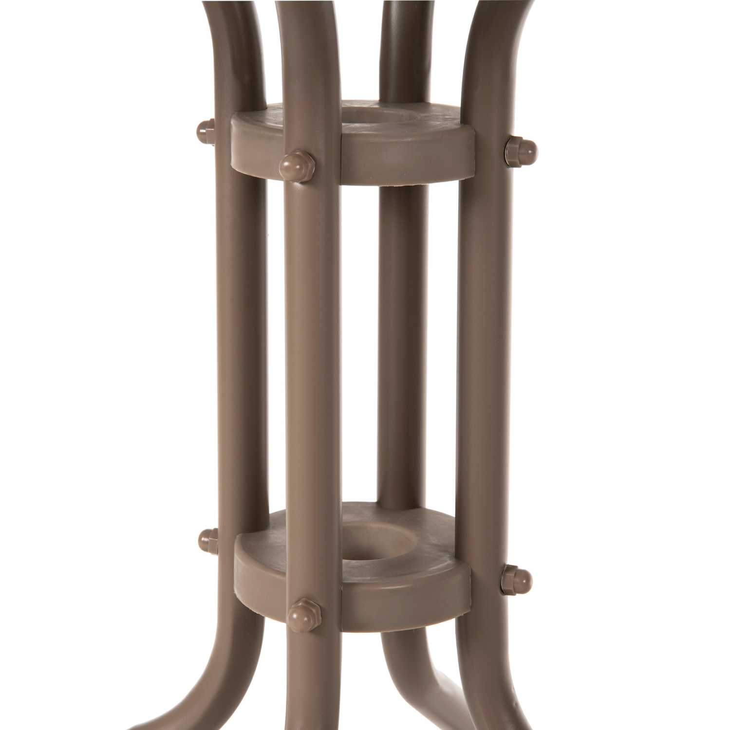 ΤΡΑΠΕΖΙ ΕΞ.ΧΩΡΟΥ ΣΤΡΟΓΓΥΛΟ LIMA HM5079.04 ΣΑΜΠΑΝΙ ΜΕΤΑΛΛΟ-ΓΥΑΛΙΝΗ ΕΠΙΦΑΝΕΙΑ Φ60x70Υ - Image 6