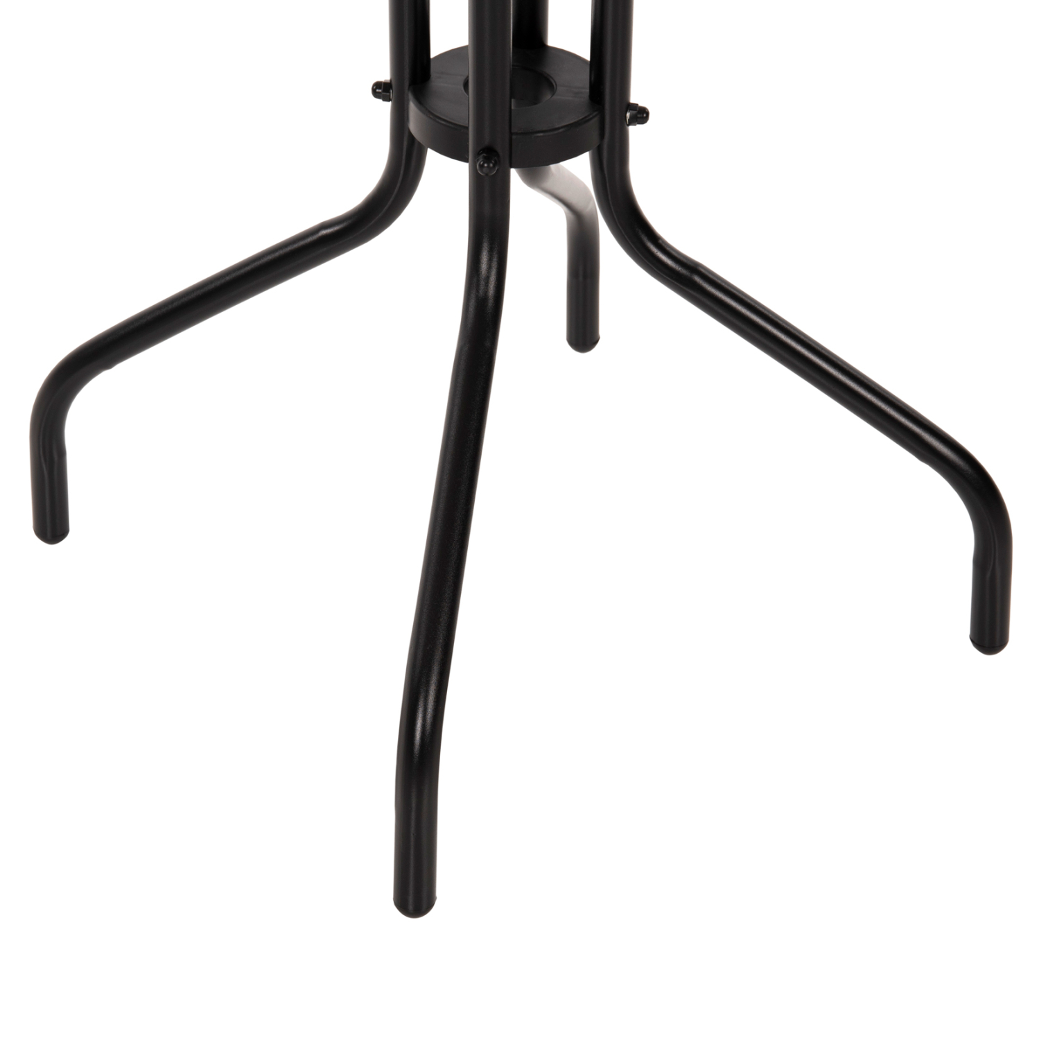 ΤΡΑΠΕΖΙ LIMA Φ60x68Υεκ. ΜΕΤΑΛΛΙΚΟ ΜΑΥΡΟ ΜΕ ΓΥΑΛΙΝΗ ΕΠΙΦΑΝΕΙΑ HM5079.03 - Image 6