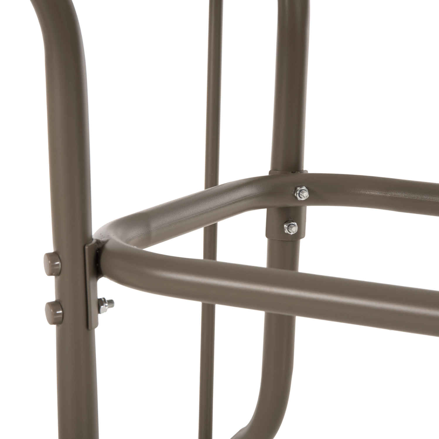 ΤΡΑΠΕΖΙ ADAM HM5679.04 ΜΕΤΑΛΛΙΚΟ ΣΑΜΠΑΝΙ ΜΕ ΓΥΑΛΙΝΗ ΕΠΙΦΑΝΕΙΑ 120Χ70Χ71Υεκ. - Image 6