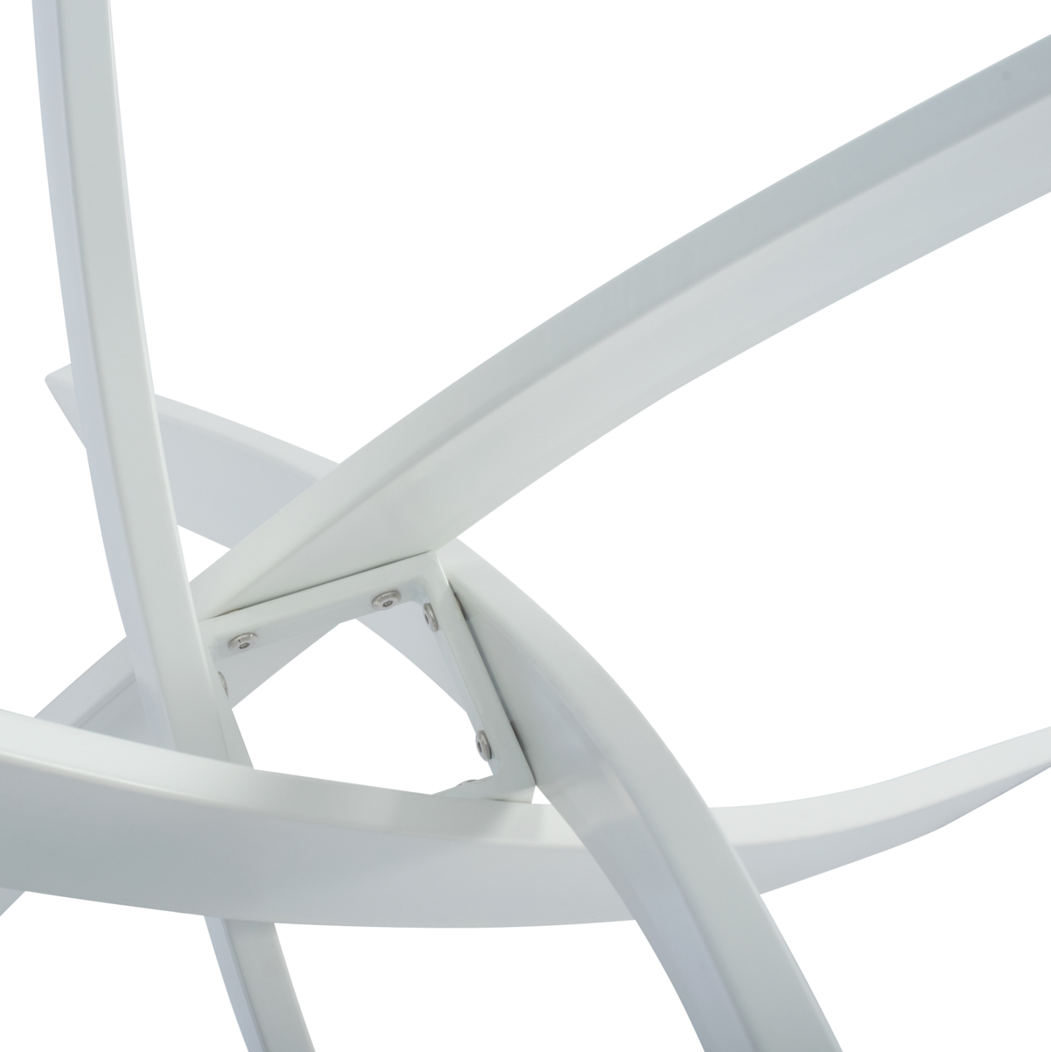 ΤΡΑΠΕΖΙ ΚΟΥΖΙΝΑΣ ΣΤΡΟΓΓΥΛΟ ΜΕΤΑΛ. JAFARU ΛΕΥΚΟ-ΓΥΑΛΙ ΑΣΦΑΛΕΙΑΣ Φ90X75Yεκ.HM8499.03 - Image 4