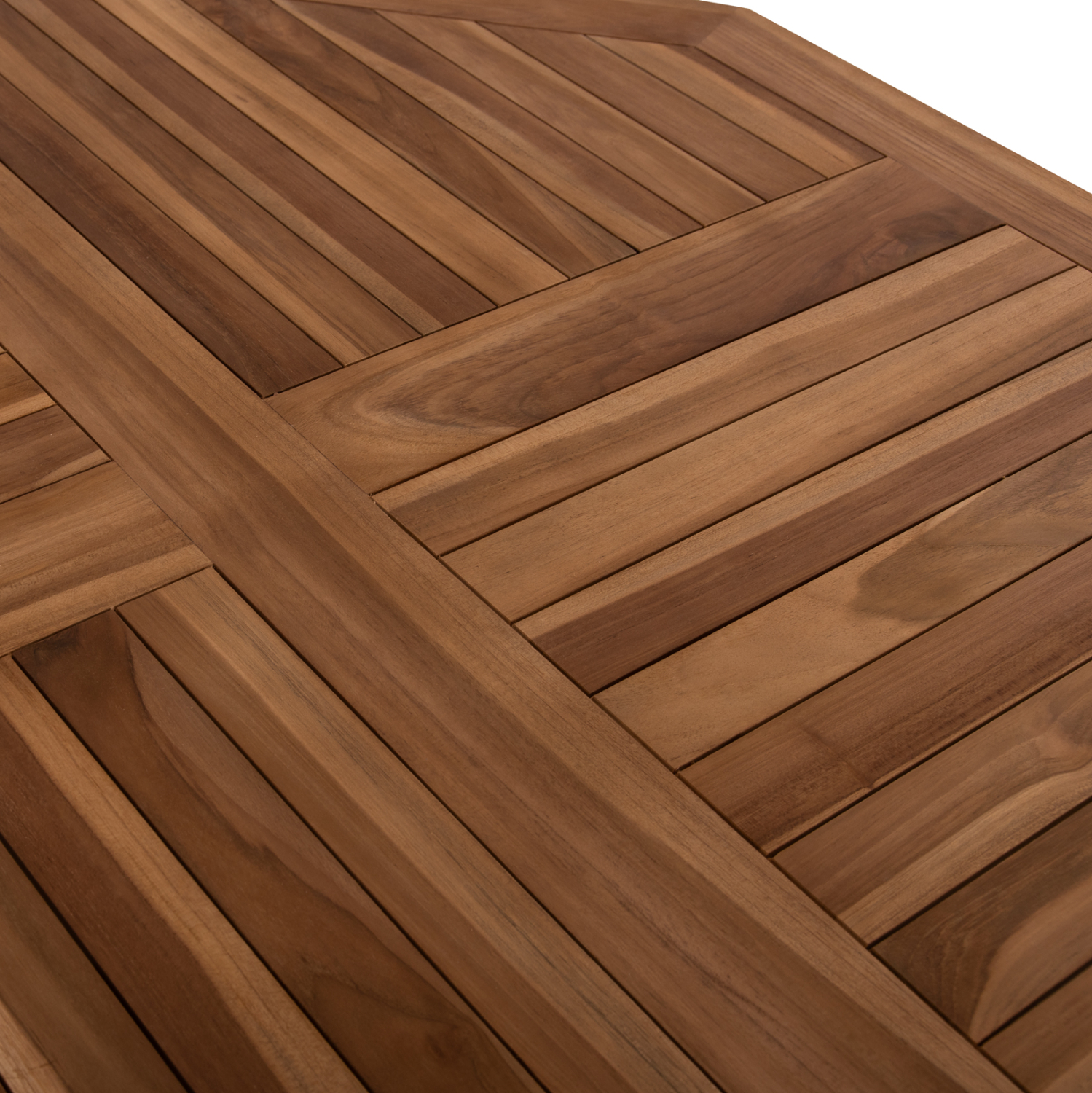 ΤΡΑΠΕΖΙ ΠΟΛΥΓΩΝΟ KENDALL ΠΤΥΣΣΟΜΕΝΟ HM9545 TEAK ΣΕ ΦΥΣΙΚΟ ΧΡΩΜΑ 120x120x75Yεκ. - Image 4