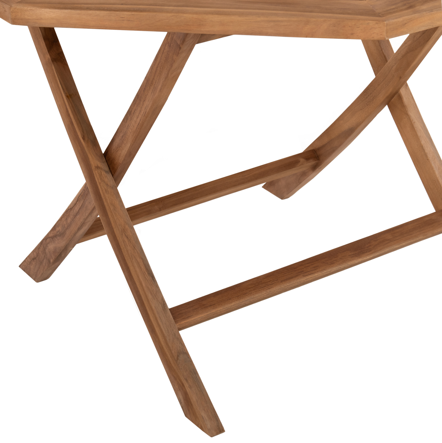 ΤΡΑΠΕΖΙ ΠΟΛΥΓΩΝΟ KENDALL ΠΤΥΣΣΟΜΕΝΟ HM9545 TEAK ΣΕ ΦΥΣΙΚΟ ΧΡΩΜΑ 120x120x75Yεκ. - Image 5