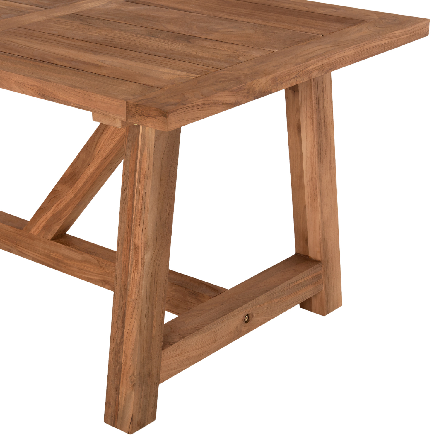 ΤΡΑΠΕΖΙ ΤΡΑΠΕΖΑΡΙΑΣ HM7922 PLUTON RECYCLED TEAK ΣΕ ΦΥΣΙΚΟ ΧΡΩΜΑ 200X100X75Yεκ. - Image 5