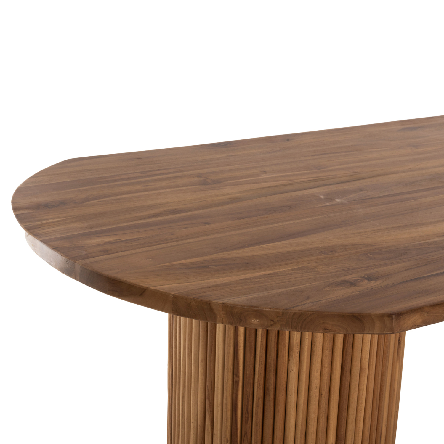 ΤΡΑΠΕΖΙ ΤΡΑΠΕΖΑΡΙΑΣ DREMA HM9893 ΜΑΣΙΦ ΞΥΛΟ ΤΕΑΚ 200Χ110Χ77.5Υεκ. 4εκ.ΕΠΙΦΑΝΕΙΑ - Image 4