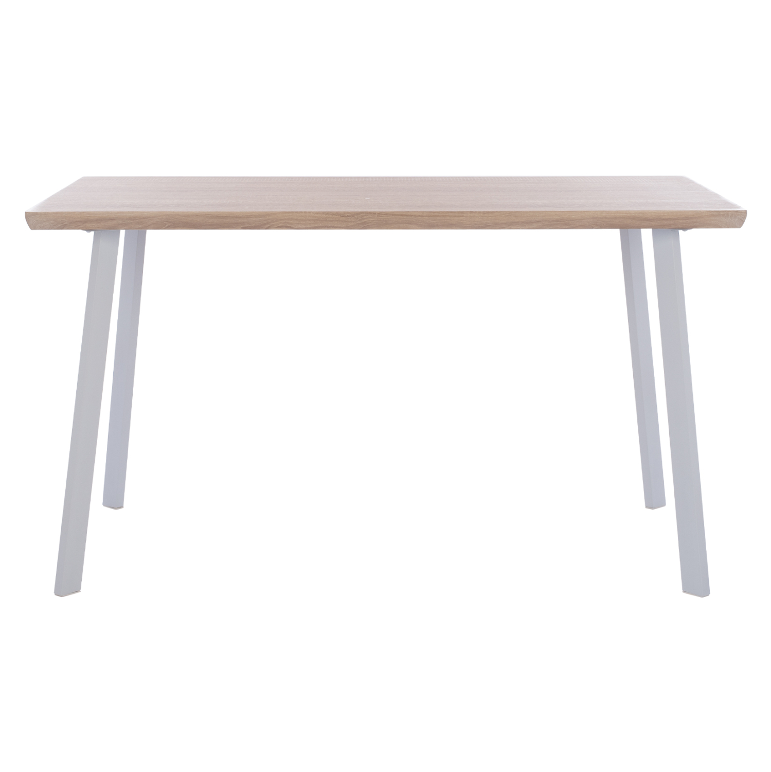 ΤΡΑΠΕΖΙ ΤΡΑΠΕΖΑΡΙΑΣ OFIRA 140X80 SONAMA ΜΕ ΛΕΥΚΑ ΠΟΔΙΑ HM8374.02 - Image 3