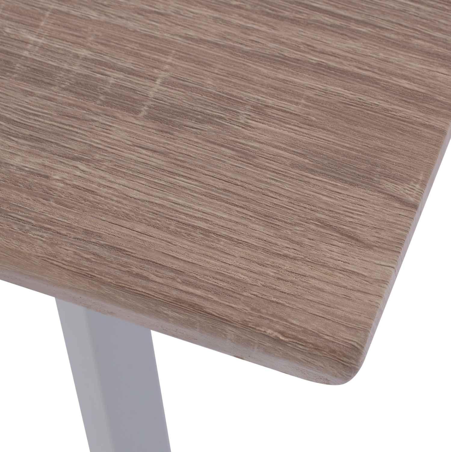 ΤΡΑΠΕΖΙ ΤΡΑΠΕΖΑΡΙΑΣ OFIRA 140X80 SONAMA ΜΕ ΛΕΥΚΑ ΠΟΔΙΑ HM8374.02 - Image 5