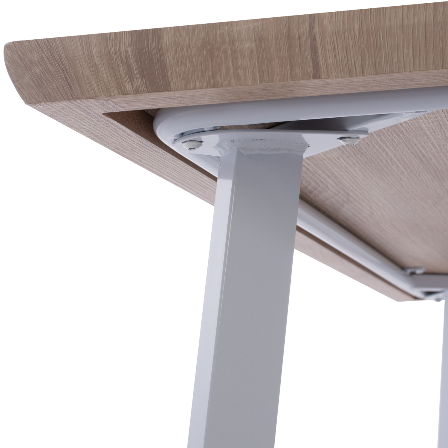 ΤΡΑΠΕΖΙ ΤΡΑΠΕΖΑΡΙΑΣ OFIRA 140X80 SONAMA ΜΕ ΛΕΥΚΑ ΠΟΔΙΑ HM8374.02 - Image 8