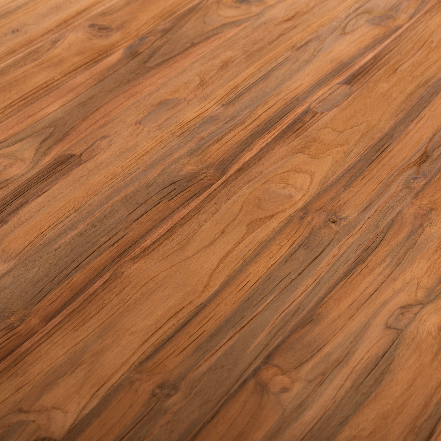 ΤΡΑΠΕΖΙ ΤΡΑΠΕΖΑΡΙΑΣ ΣΤΡΟΓΓΥΛΟ KATTE HM9559 ΞΥΛΟ ΤΕΑΚ-ΧΙΑΣΤΙ ΠΟΔΙΑ ΜΕ ΜΕΤΑΛΛΟ Φ150x78Υεκ. - Image 5