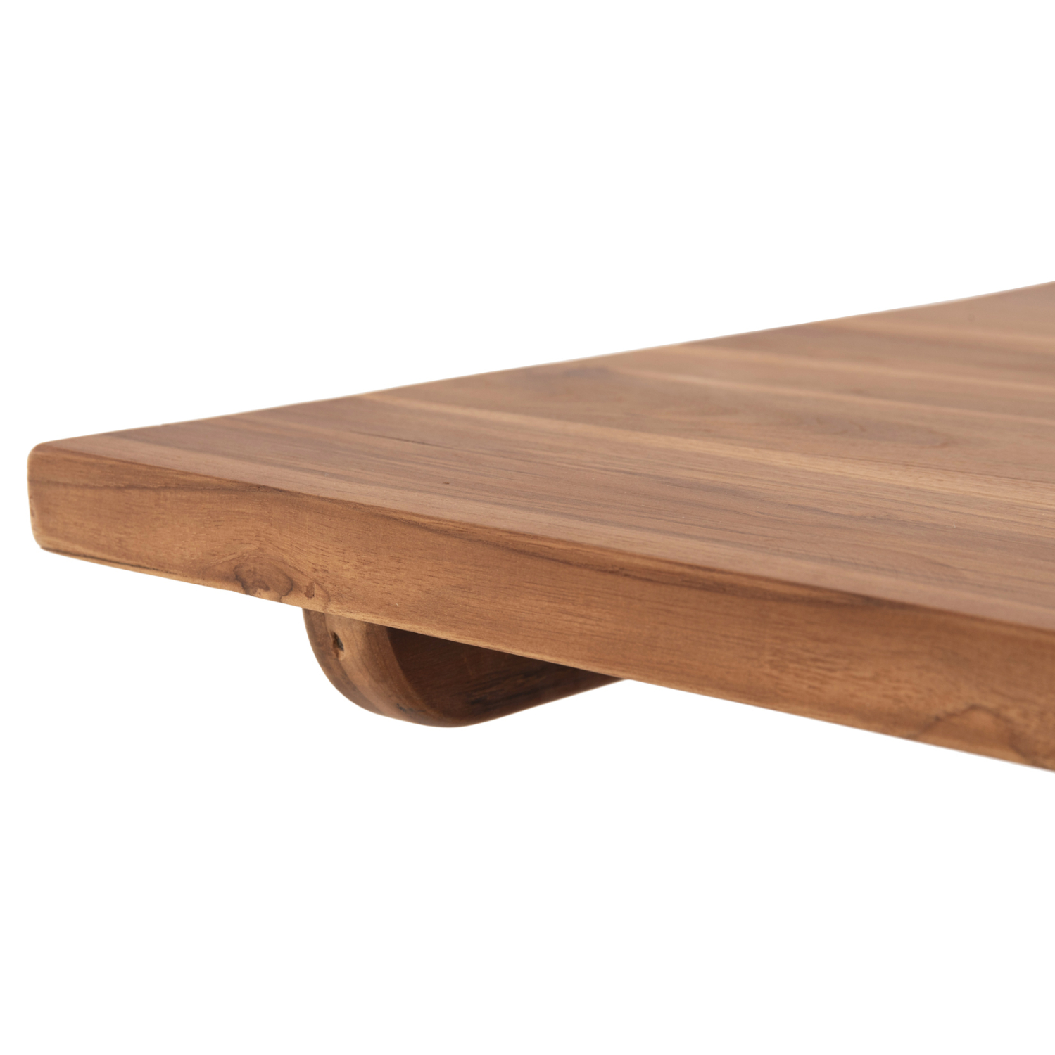 ΤΡΑΠΕΖΙ ΤΡΑΠΕΖΑΡΙΑΣ GUIN HM9463.01 ΤΕΑΚ ΞΥΛΟ ΣΚΑΛΙΣΤΑ ΠΟΔΙΑ 200x100x78Yεκ. - Image 5