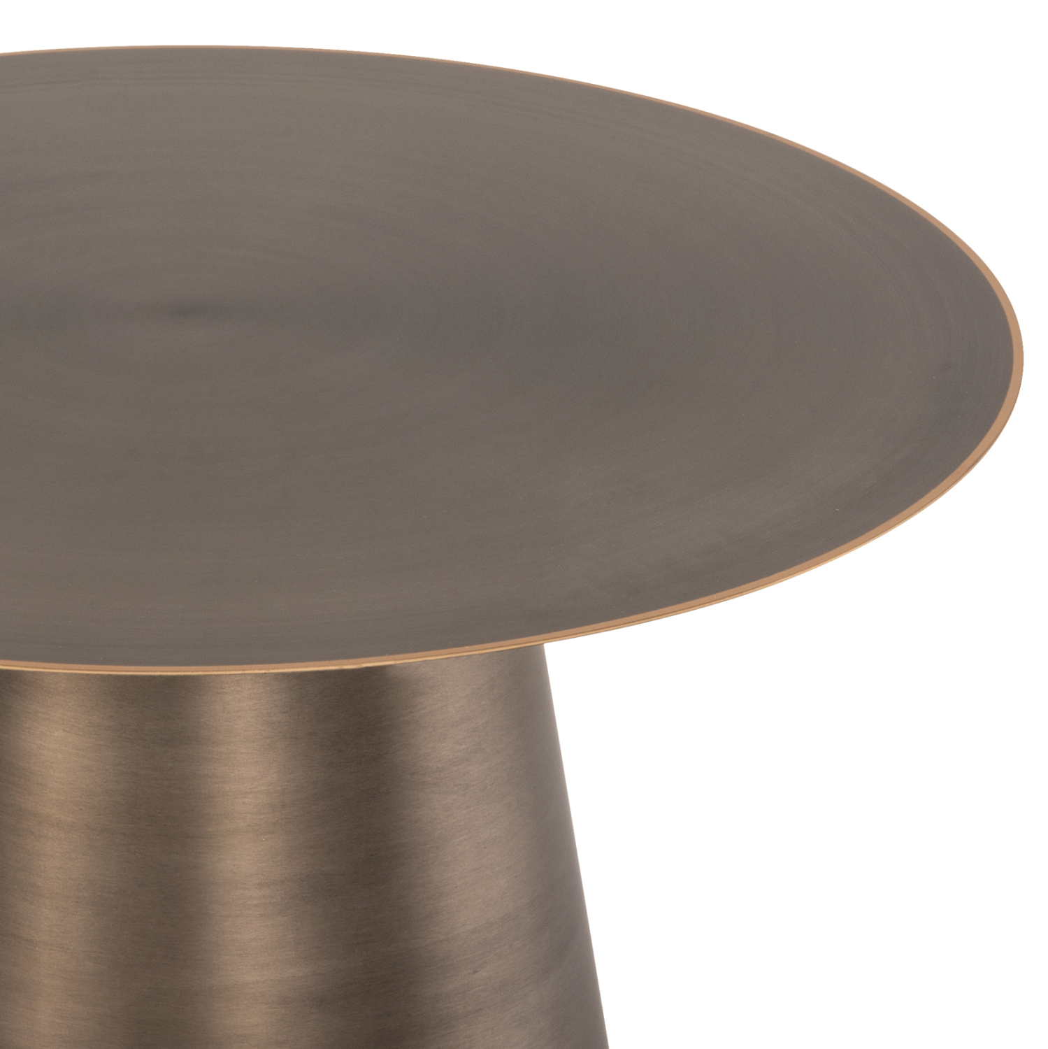 ΤΡΑΠΕΖIA ΣΑΛΟΝΙΟΥ 2ΤΜΧ NICKELY HM9667 ΜΕΤΑΛΛΟ ΣΕ ΑΣΗΜΙ ΜΑΤ Φ80x41Υ & Φ60x36Υ εκ. - Image 6