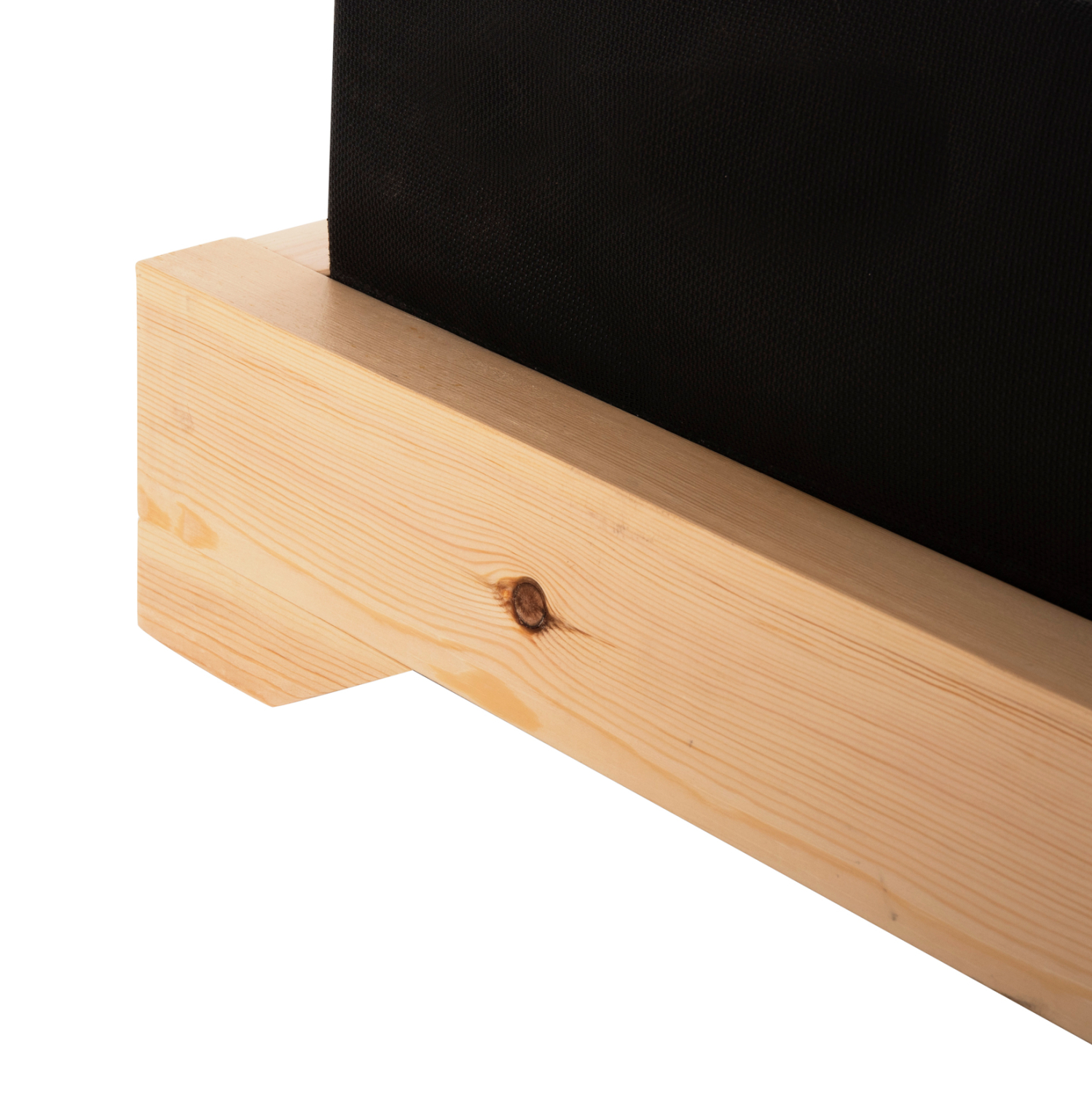 ΞΑΠΛΩΣΤΡΑ IKARIA ΜΕ ΠΟΔΙ HM10623.01 ΠΕΥΚΟ ΣΕ ΦΥΣΙΚΟ-ΜΑΥΡΟ TEXTILEΝΕ-ΜΑΞΙΛΑΡΙ 20εκ. - Image 8