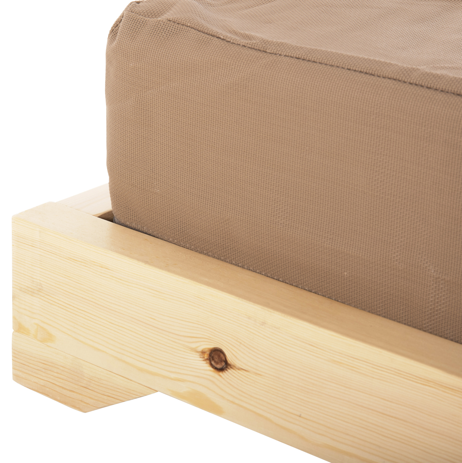 ΞΑΠΛΩΣΤΡΑ IKARIA ΜΕ ΠΟΔΙ HM10623.04 ΠΕΥΚΟ ΣΕ ΦΥΣΙΚΟ-ΜΟΚΑ TEXTILEΝΕ-ΜΑΞΙΛΑΡΙ 20εκ. - Image 8