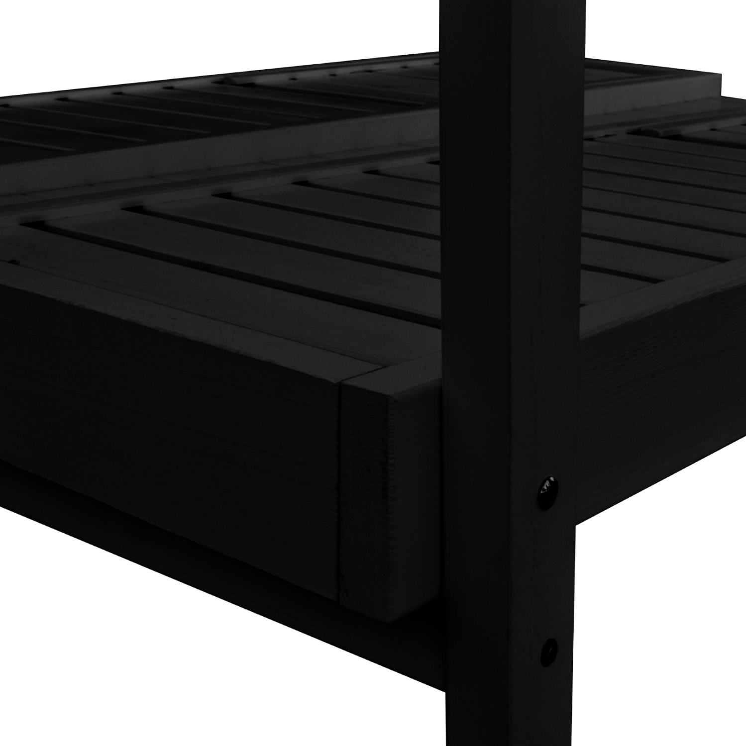 ΞΑΠΛΩΣΤΡΑ ΜΥΚΟΝΟΣ ΕΠΑΓΓΕΛΜ. ΞΥΛΙΝΗ ΔΙΠΛΗ ΜΑΥΡΗ ΜΕ ΟΥΡΑΝΟ 205x167x212Yεκ.HM5428.01 - Image 5