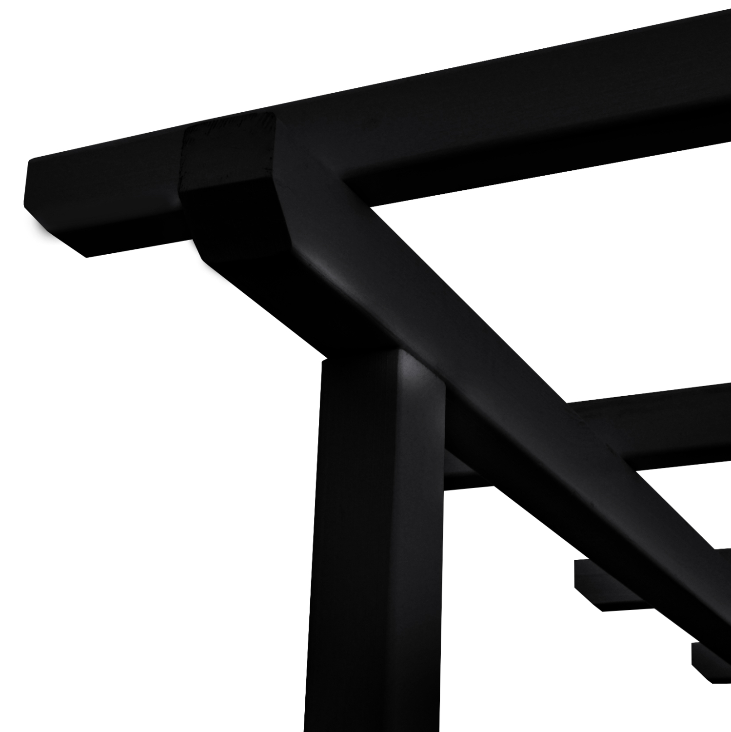 ΞΑΠΛΩΣΤΡΑ ΜΥΚΟΝΟΣ ΕΠΑΓΓΕΛΜ. ΞΥΛΙΝΗ ΔΙΠΛΗ ΜΑΥΡΗ ΜΕ ΟΥΡΑΝΟ 205x167x212Yεκ.HM5428.01 - Image 6