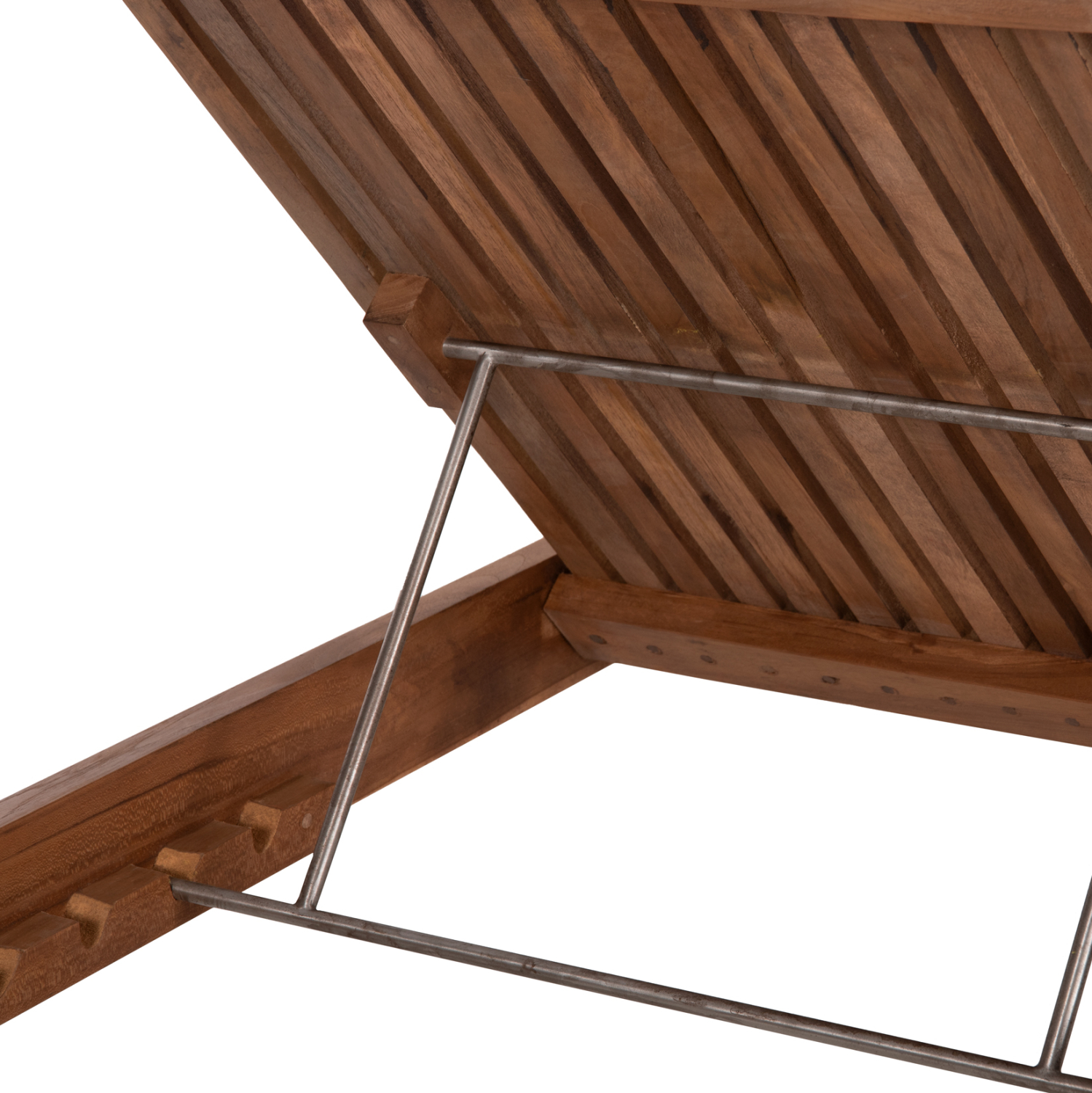 ΞΑΠΛΩΣΤΡΑ LAGERTHA HM5963.11 ΞΥΛΟ ΤΕΑΚ ΣΕ ΦΥΣΙΚΟ ΧΡΩΜΑ 200x65x102Υεκ. - Image 9