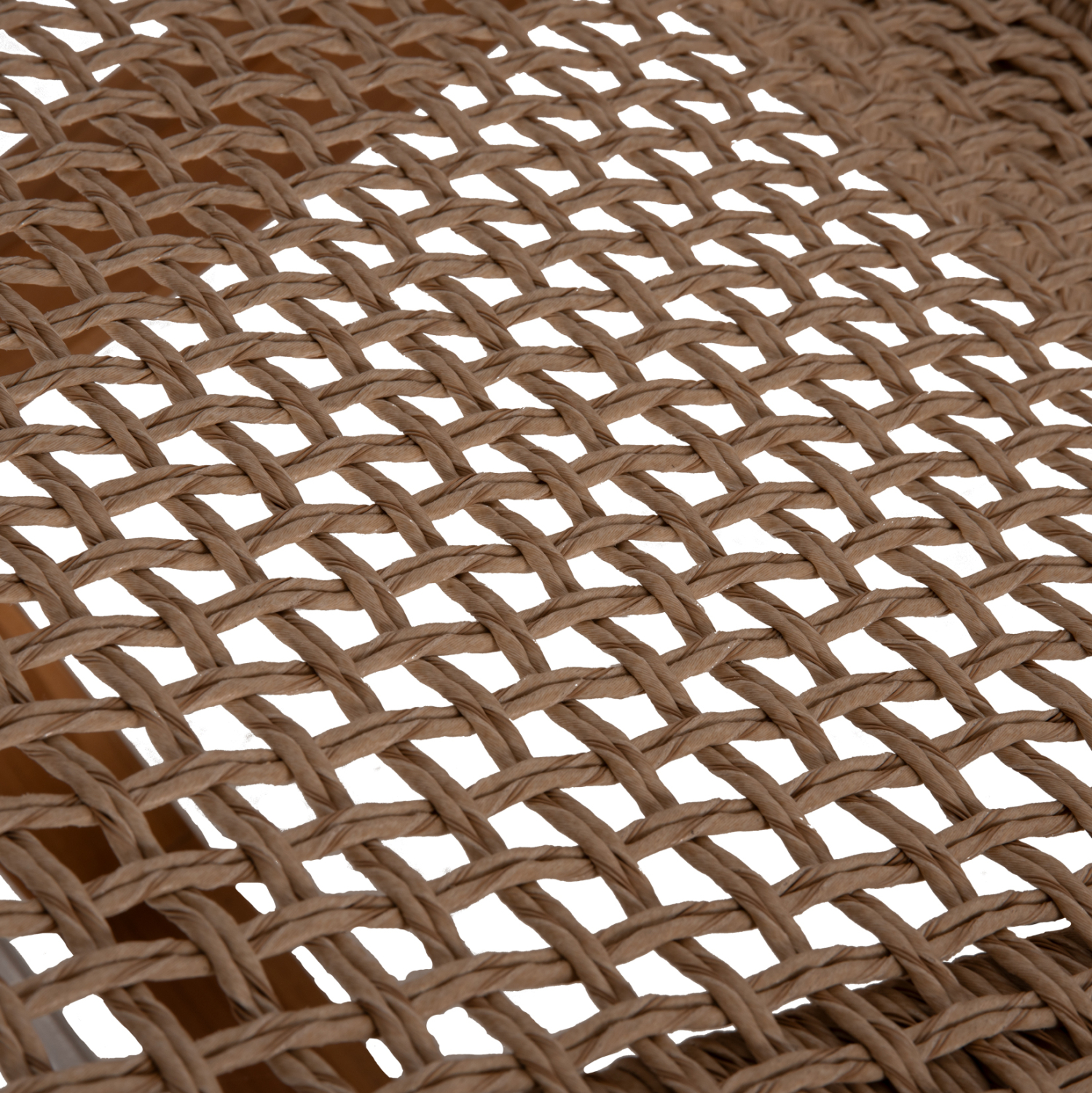 ΞΑΠΛΩΣΤΡΑ PATRON HM5993 TEAK ΞΥΛΟ ΚΑΙ ΣΧΟΙΝΙ VIRO ΣΕ ΠΛΕΞΗ WICKER 191x65x86Yεκ. - Image 8