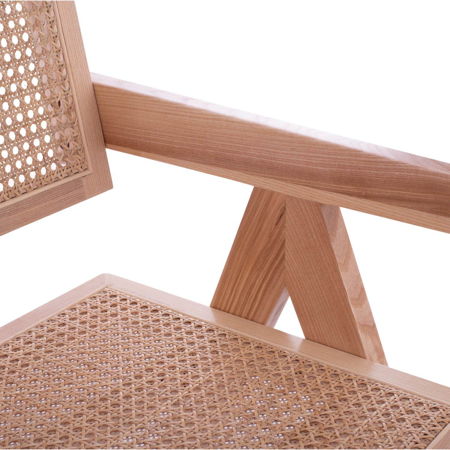 ΞΥΛΙΝΗ ΚΑΡΕΚΛΑ BLAIRE ΜΕ ΜΠΡΑΤΣΑ ΕΡΓΟΣΤΑΣΙΑΚΑ ΜΟΝΤΑΡΙΣΜΕΝΗ HM8916.01 52x50x80Υ εκ. - Image 9