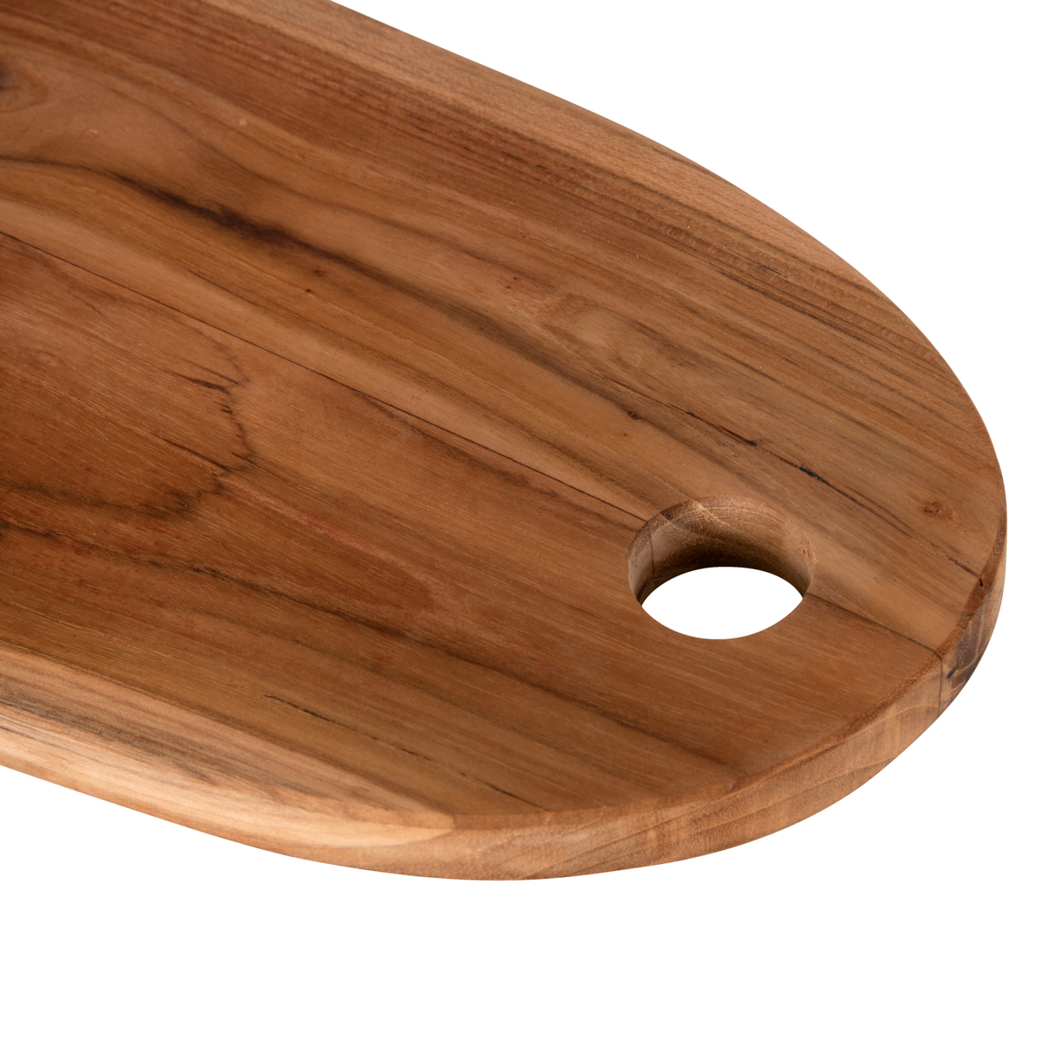 ΞΥΛΟ ΚΟΠΗΣ ΟΒΑΛ HM4284 ΞΥΛΟ ΤΕΑΚ ΣΕ ΦΥΣΙΚΟ-ΜΕ ΤΡΥΠΑ ΚΡΕΜΑΣΗΣ 18,5x41x2Yεκ. - Image 4