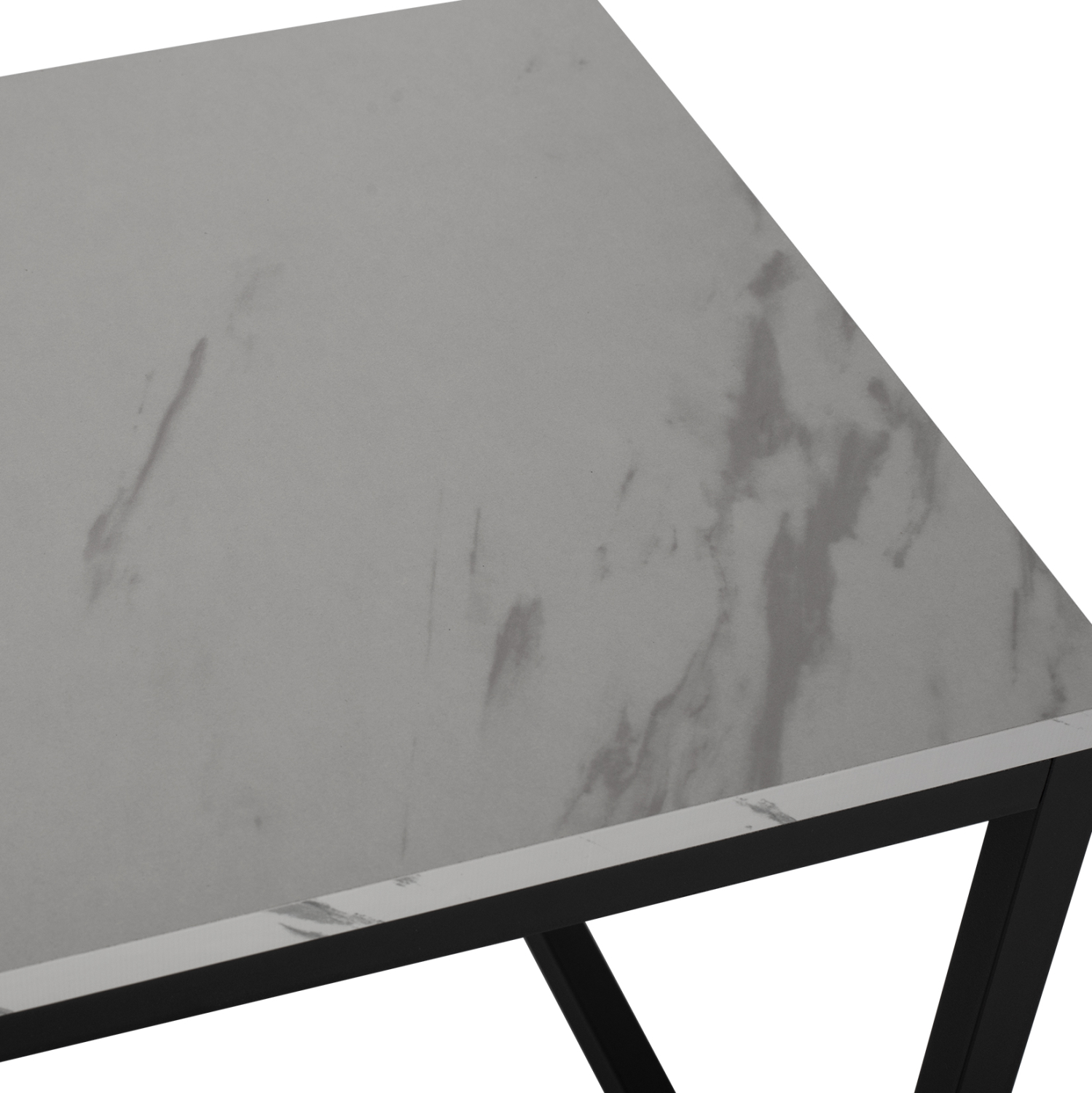 ΖΙΓΚΟΝ GRELAY 2 ΤΕΜ MDF ΟΨΗ ΜΑΡΜΑΡΟΥ & ΜΕΤΑΛΛΟ HM8762.12 45Χ45Χ50εκ. & 37Χ37Χ43 εκ. - Image 4